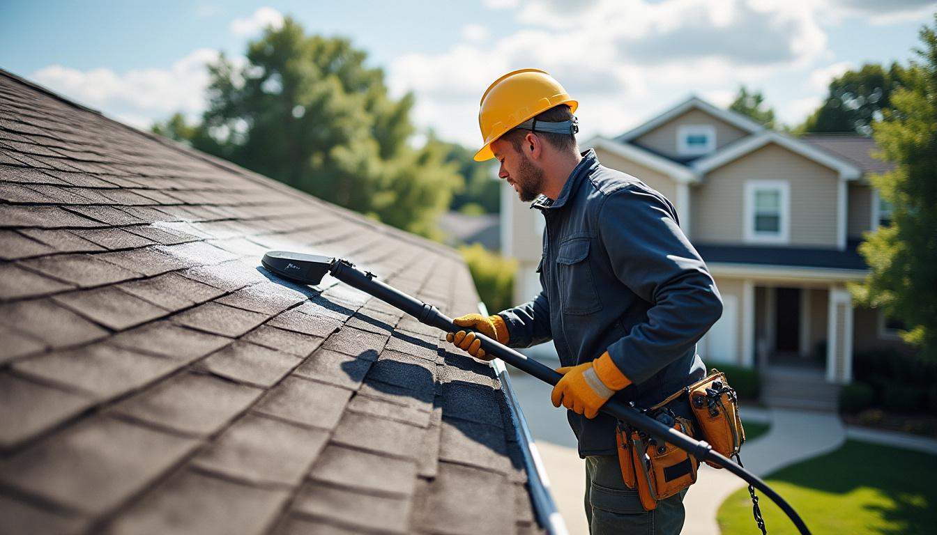 découvrez des méthodes efficaces et sécurisées pour nettoyer votre toiture sans avoir à monter dessus, préservant ainsi votre sécurité et la propreté de votre maison.