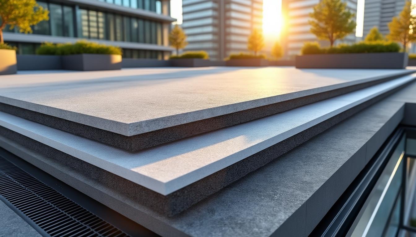 découvrez les épaisseurs recommandées et les pentes idéales pour une toiture plate de terrasse couverte, afin d'assurer durabilité et étanchéité.