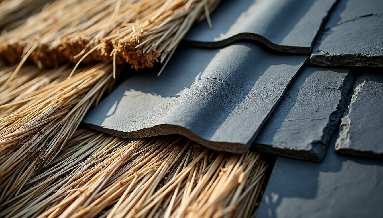 découvrez quelle pente adopter pour un toit en chaume, en lauze ou en ardoise afin d'assurer étanchéité et durabilité de votre toiture traditionnelle.